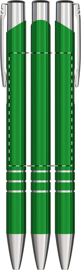 Channel guľôčkové pero – green – tlačová plocha – Obal
