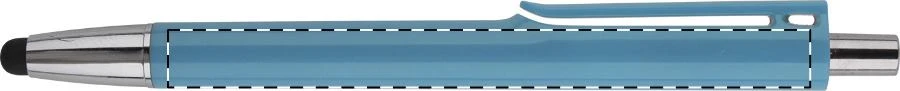 Rincon dotykové guľôčkové pero – light blue – tlačová plocha – Na telo - pre praváka