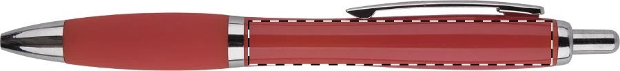 Compy guľôčkové pero – red – tlačová plocha – Na telo - pre praváka