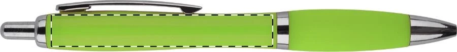 Compy guľôčkové pero – lime green – tlačová plocha – Na telo - pre ľaváka