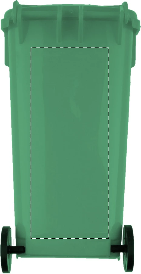 Perera stojan na písacie potreby – green – tlačová plocha – Zadná strana