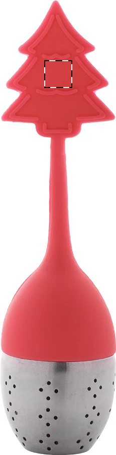 Strobus sitko na čaj – red – tlačová plocha – Vrchná časť