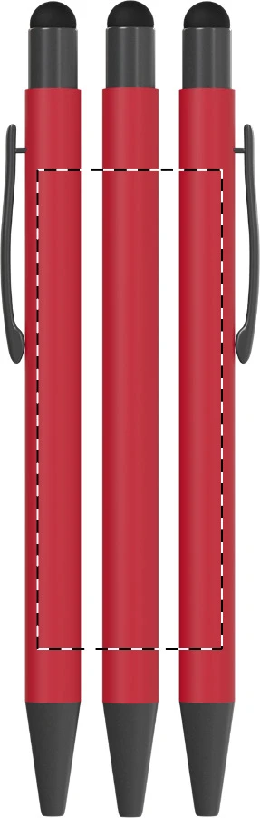 Hevea guľôčkové pero – red – tlačová plocha – Obal