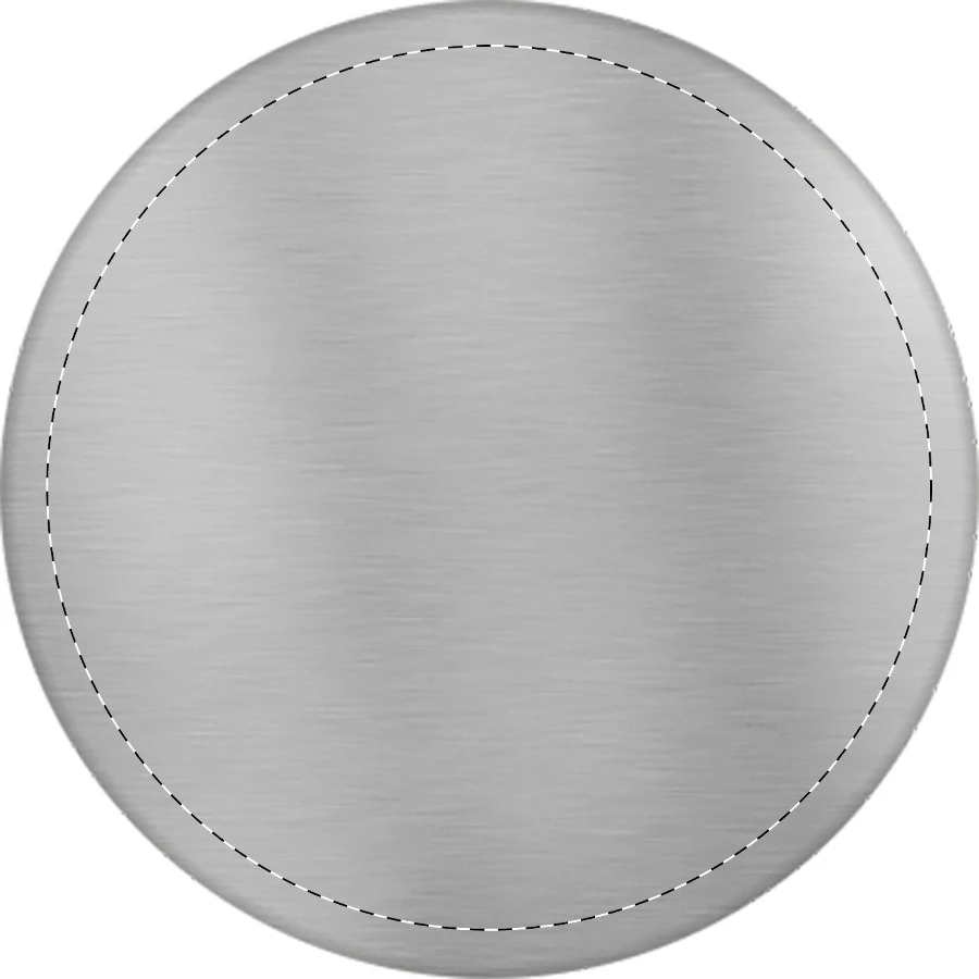 Karmag držiak na mobil do auta – silver – tlačová plocha – Kovový štítok