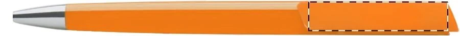 Lelogram guľôčkové pero – orange – tlačová plocha – Klip