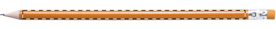 Concil ceruzka – orange – tlačová plocha – Na telo - pre praváka