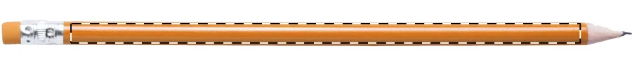 Concil ceruzka – orange – tlačová plocha – Na telo - pre ľaváka