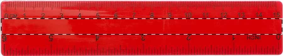 Monoli školská sada – red – tlačová plocha – Pravítko