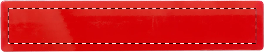 Monoli školská sada – red – tlačová plocha – Pravítko - zadná strana