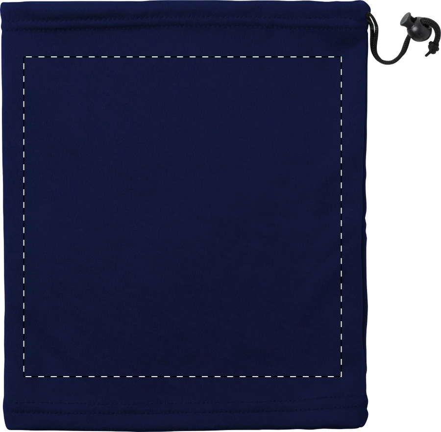 Swoosh teplý nákrčník a čiapka – dark blue – tlačová plocha – Zadná strana