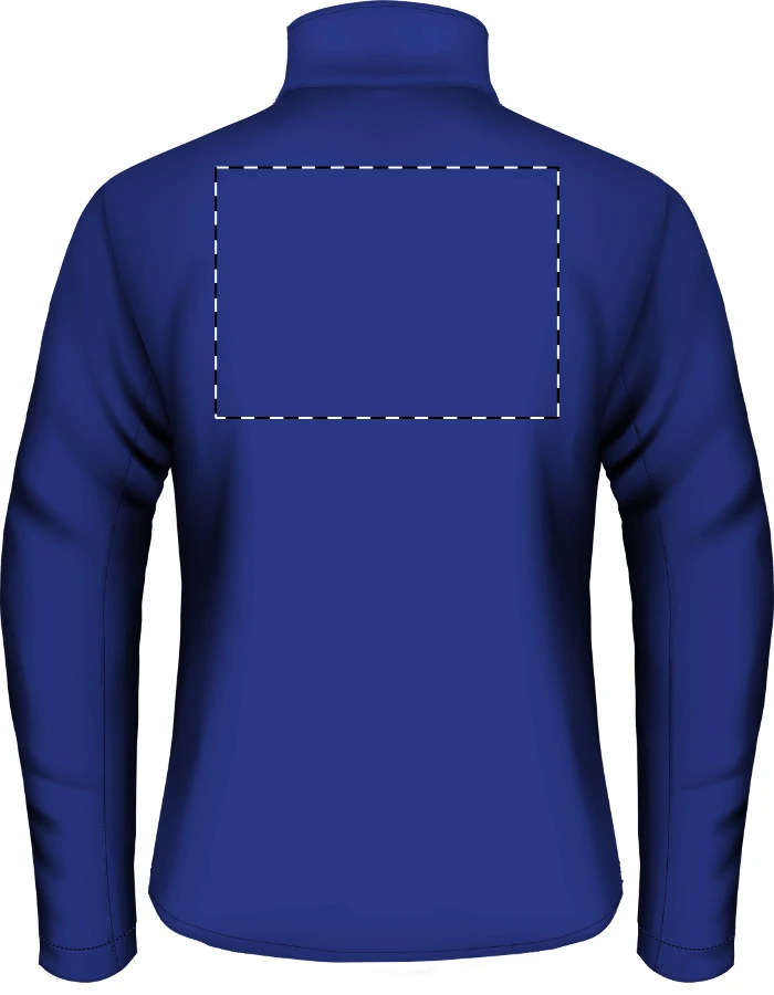 Therma fleecová bunda – dark blue – tlačová plocha – Zadná strana