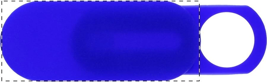 Hideo kryt na webkameru – blue – tlačová plocha – Posunutie doľava