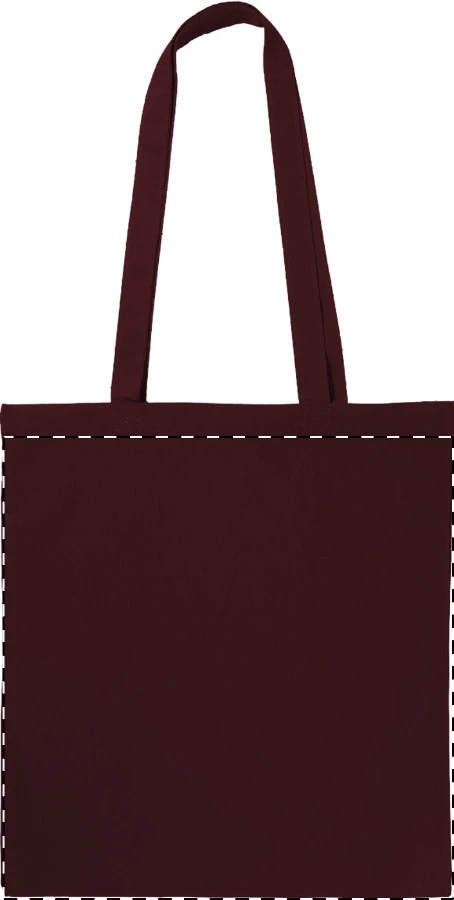 Colote Plus taška – burgundy – tlačová plocha – Predná strana