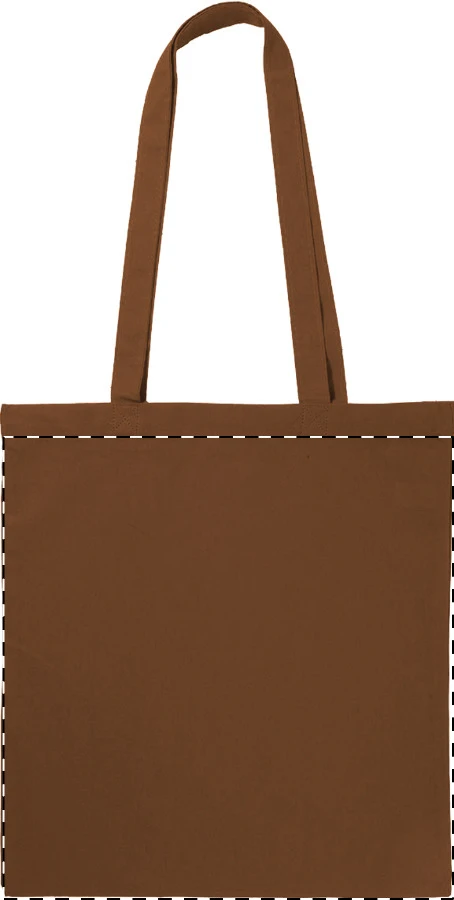 Colote Plus taška – brown – tlačová plocha – Predná strana