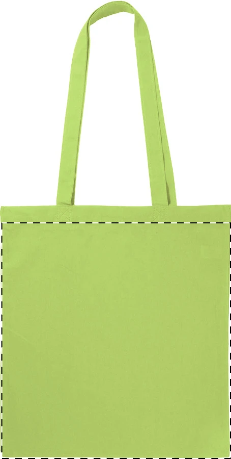 Colote Plus taška – lime green – tlačová plocha – Predná strana