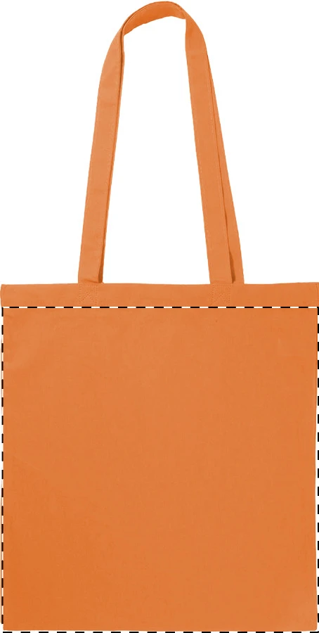 Colote Plus taška – orange – tlačová plocha – Zadná strana