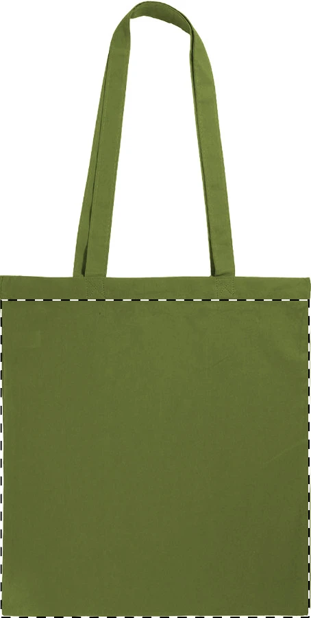 Colote Plus taška – dark green – tlačová plocha – Zadná strana
