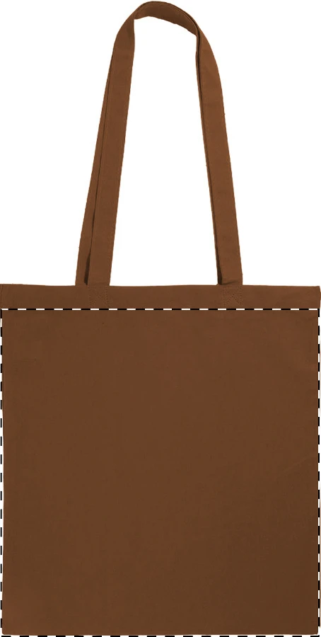 Colote Plus taška – brown – tlačová plocha – Zadná strana