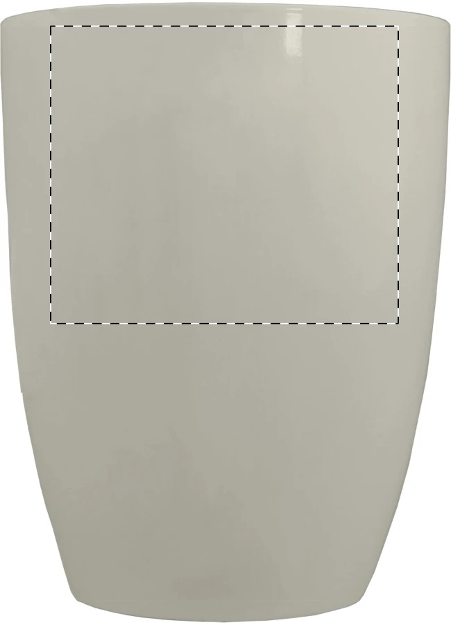 Artemis porcelánový hrnček – white – tlačová plocha – Opačná strana rukoväte