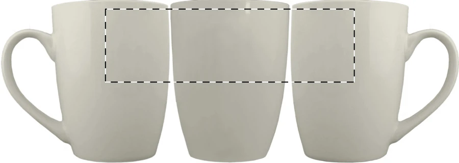 Artemis porcelánový hrnček – white – tlačová plocha – Obal