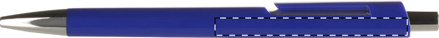 Insta guľôčkové pero – dark blue – tlačová plocha – Pod klipom - pre praváka