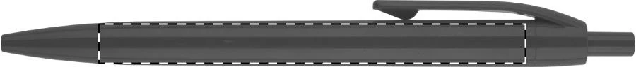 Leopard Black guľôčkové pero – čierna – tlačová plocha – Na telo - pre praváka