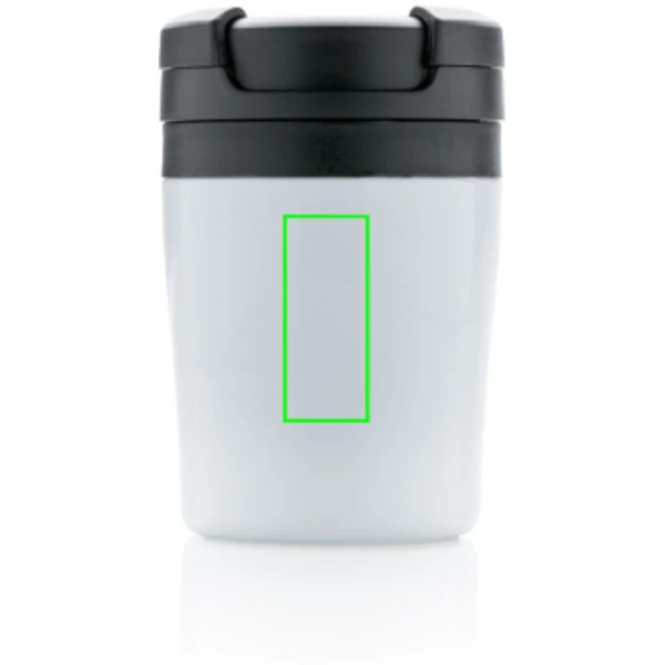 Termohrnček Coffee to go - XD Xclusive – biela – tlačová plocha – Predmet predná strana hore