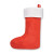 Vianočné ponožky, farba - red