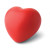 Antistressová lopta - srdce - farba red