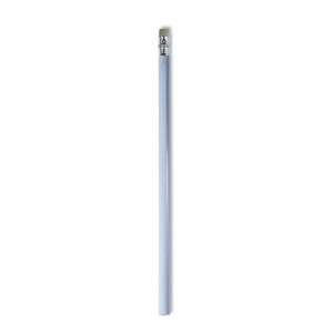 Drevená ceruzka s gumou - white