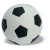 Antistressová lopta - futbalová lopta - farba white/black