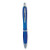 Plastové guľôčkové pero, farba - průhledná modrá