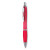 Plastové guľôčkové pero, farba - transparent red