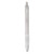 Plastové guľôčkové pero, farba - transparent white