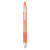 Plastové guľôčkové pero - farba transparent orange
