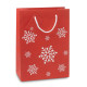 Stredná papierová darčeková taška - red 2