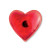 Ohrievač rúk v tvare srdca - farba red