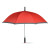 Automatický dáždnik s EVA rukoväťou - farba red