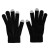 Hmatové rukavice pre chytrý telefón, farba - čierna