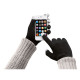 Hmatové rukavice pre chytrý telefón - čierna 4