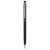 Hliníkové guľôčkové pero s dotykovou špičkou, farba - čierna