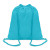 Sťahovací vak z bavlny 100 g / m²., farba - turquoise