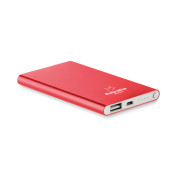 Hliníkový power bank 4000 mAh