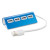4 portový USB hub, farba - blue