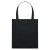 Jednoduchá netkaná nákupná taška - farba čierna
