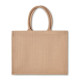 Laminovaná nákupná taška z juty - beige 4