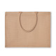 Laminovaná nákupná taška z juty - beige 3