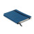 Zápisník s PU doskami, farba - blue