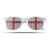 Slnečné okuliare s vlajkami - farba ivory