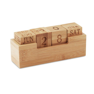 Bambusový kalendár - wood